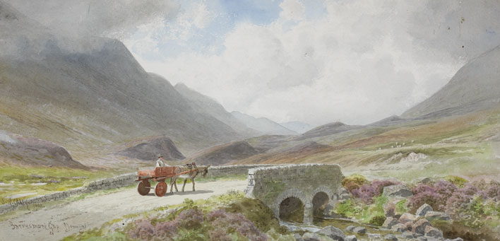 BARNESMORE GAP, DONEGAL, 1928 by Joseph William Carey RUA (1859-1937) at Whyte's Auctions
