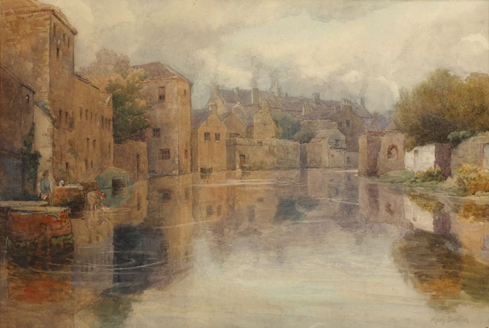 SLIGO CANAL by Mary Georgina Barton SWA (1861-1949) at Whyte's Auctions