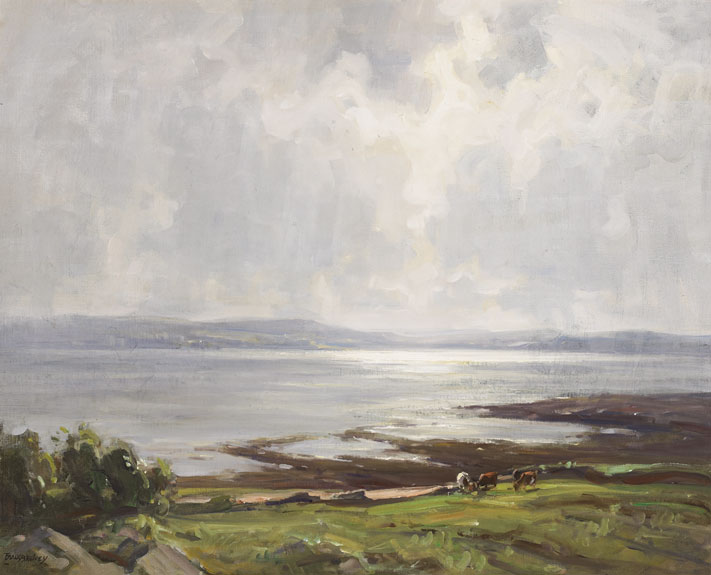 STRANGFORD LOUGH, COUNTY DOWN by Frank McKelvey sold for �6,600 at Whyte's Auctions