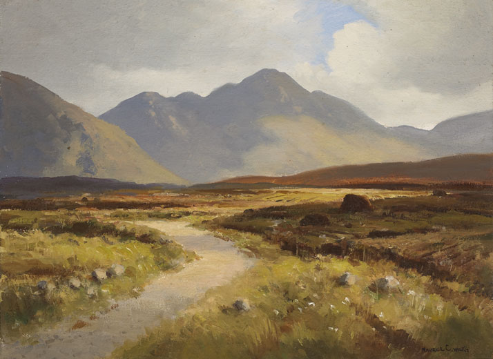 CONNEMARA BOG PATH by Maurice Canning Wilks RUA ARHA (1910-1984) at Whyte's Auctions