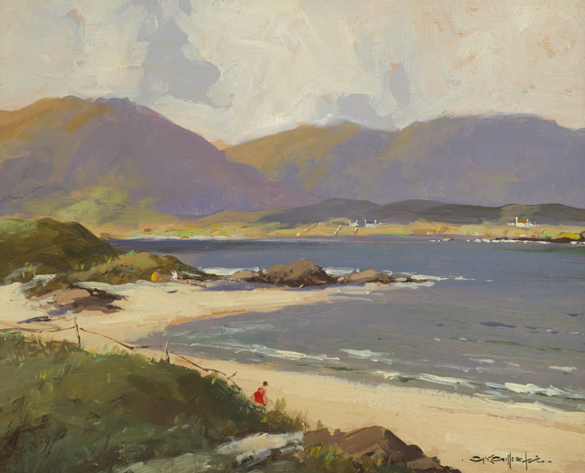 NEAR LETTERGESH, CONNEMARA, COUNTY GALWAY by George K. Gillespie RUA (1924-1995) at Whyte's Auctions