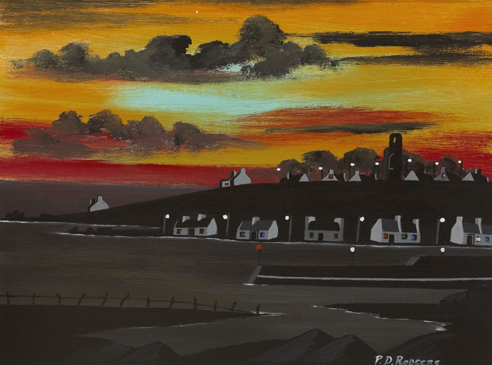 WEST TOWN TORY AT SUNSET by Patsy Dan Rodgers (b.1945) at Whyte's Auctions