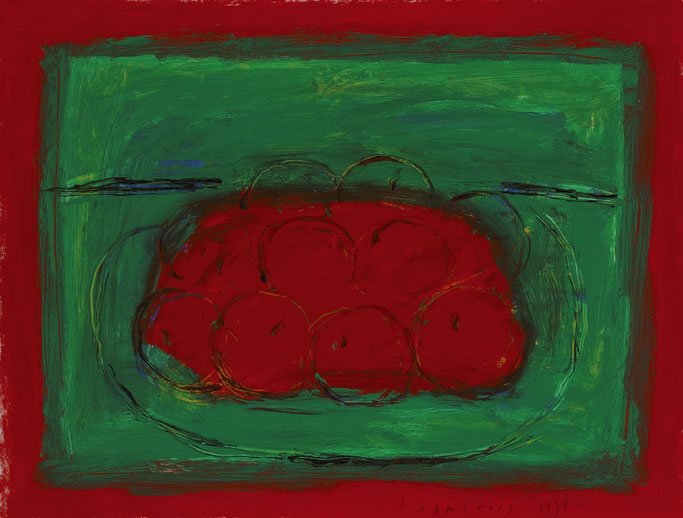 STILL LIFE OF APPLES, 1998 by Neil Shawcross MBE RHA HRUA (b.1940) at Whyte's Auctions