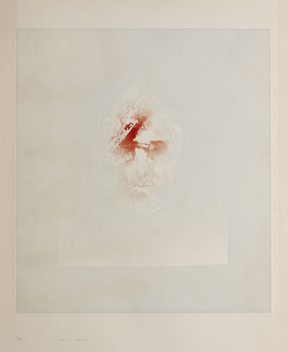 STUDY TOWARDS AN IMAGE OF W. B. YEATS - HOMMAGE AUX PRIX NOBEL, 1975 by Louis le Brocquy HRHA (1916-2012) at Whyte's Auctions