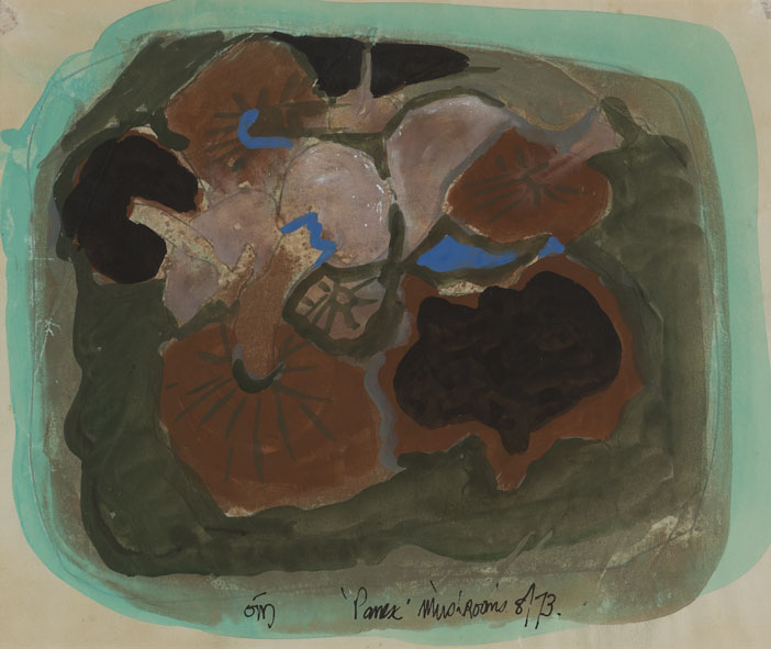 PANEX MUSHROOMS, 1973 by Tony O'Malley HRHA (1913-2003) at Whyte's Auctions