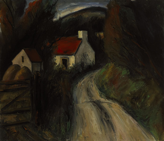 FARM BUILDINGS AND ROAD by Peter Collis sold for �5,000 at Whyte's Auctions
