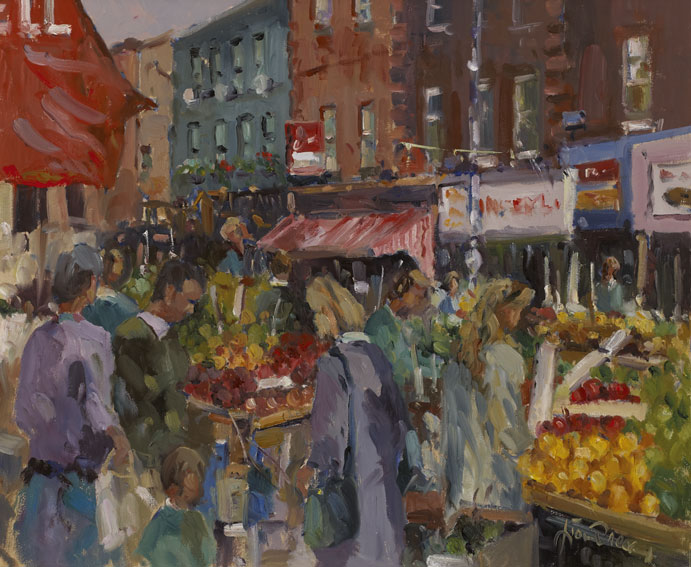 MOORE STREET, DUBLIN by Liam Treacy (1934-2004) at Whyte's Auctions