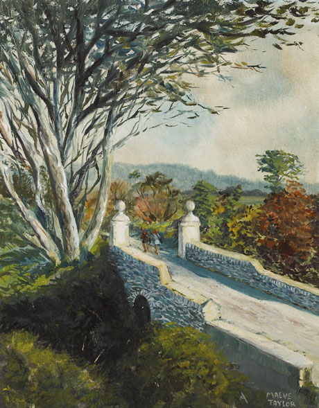 BRIDGE AT SKIBBEREEN, COUNTY CORK by Maeve Taylor (b.1928) at Whyte's Auctions