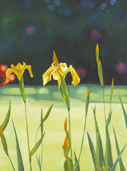 YELLOW IRIS by Nicola Lynch Morrin sold for 300 at Whyte's Auctions