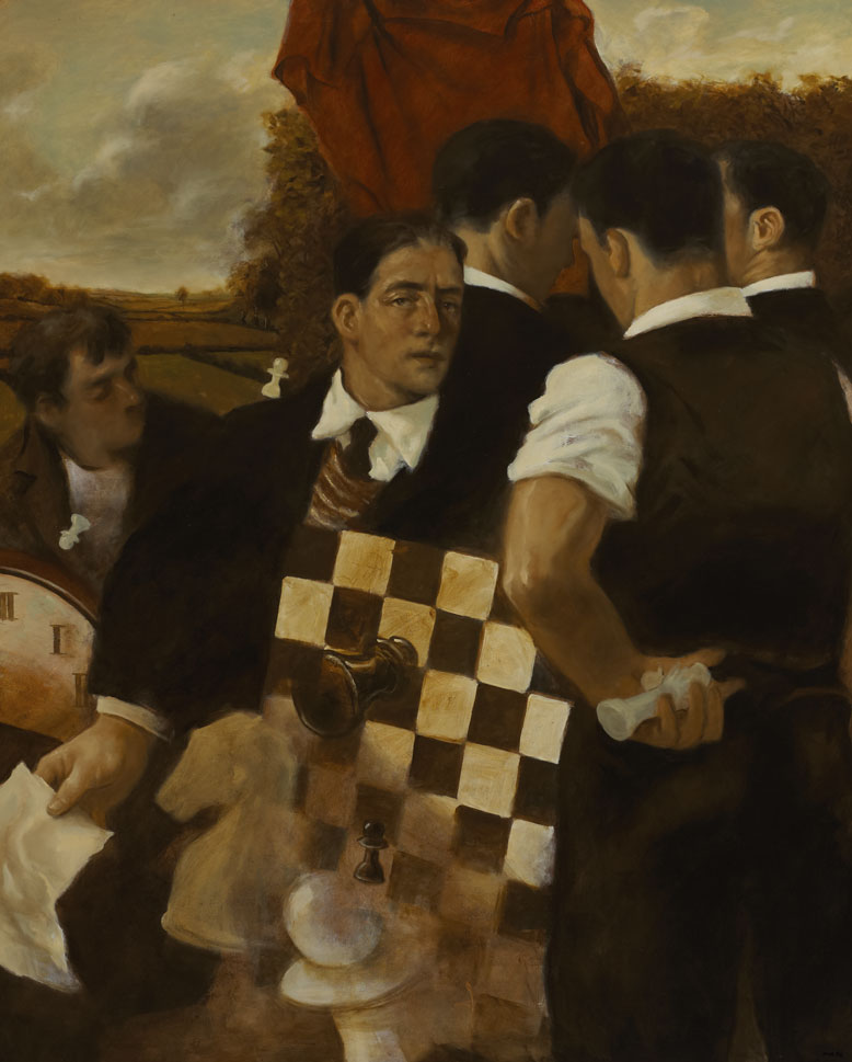THE CHESSPLAYERS, 1996 by Noel Murphy (b.1970) (b.1970) at Whyte's Auctions