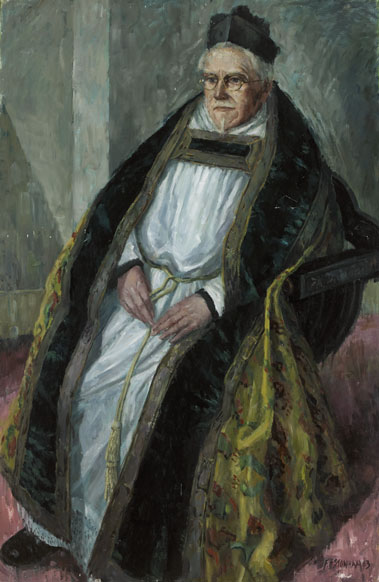 PORTRAIT OF REVEREND A. HALLINSON [SIC], 1962 by Frederick Henry Stonham FRSA (1924-2003) at Whyte's Auctions