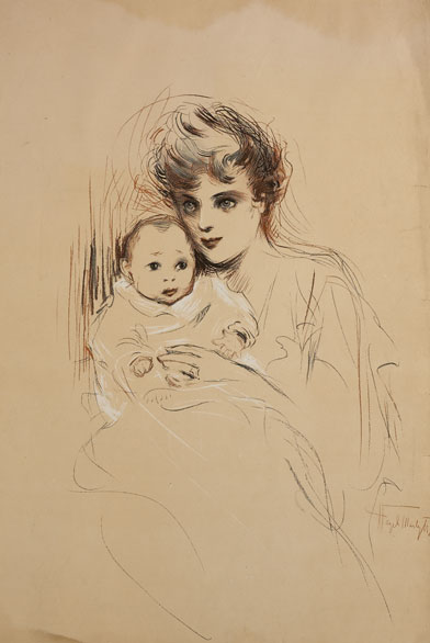 MOTHER AND CHILD, 1903 by Lady Hazel Lavery (ne Martyn) (1880-1935) at Whyte's Auctions