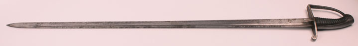 1788 pattern British cavalry sword at Whyte's Auctions