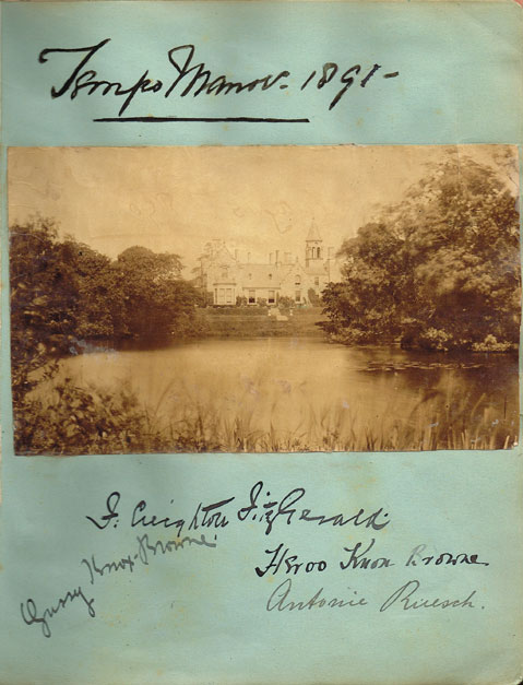 1890: Autographs, photographs and drawings relating to Tempo Manor, Co. Fermanagh at Whyte's Auctions