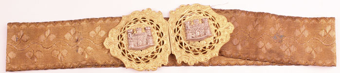 19th Century: Irish Lord Lieutenant's or official's belt at Whyte's Auctions
