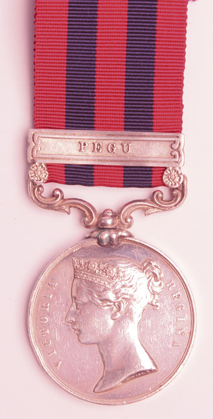 1852-3: Indian General Service Medal to J. Goald 1st European Bengal Fusiliers (Munster Fusiliers) at Whyte's Auctions