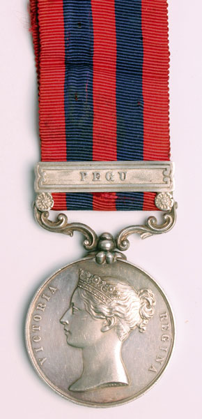 1852-3: Indian General Service Medal to John Houlden 1st Madras Fusiliers (Dublin Fusiliers) at Whyte's Auctions