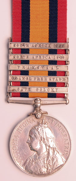 Queen's South Africa Medal to Corporal B. O'Hara Leinster Regiment at Whyte's Auctions