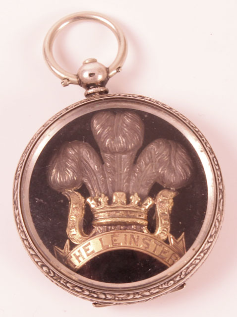 circa 1900: Leinster Regiment badge at Whyte's Auctions