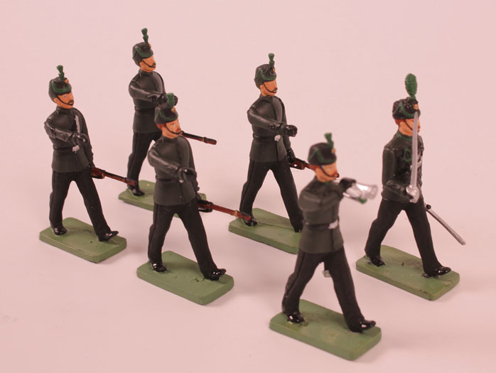 20th Century: Michael Sutty bone china figures of the Irish Regiments at Whyte's Auctions