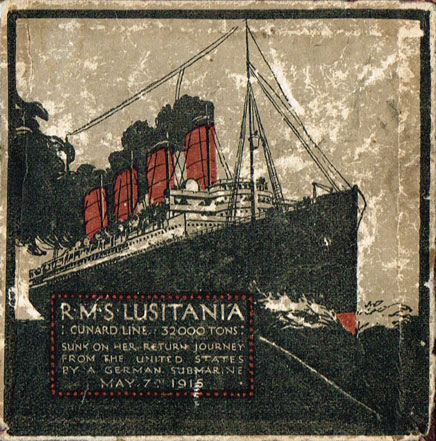 1915 (May 7) Lusitania 'commemorative' medals and book at Whyte's Auctions