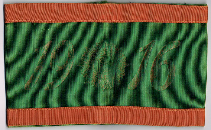 1935: 1916 Veterans' cloth armband at Whyte's Auctions
