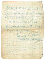 1916 (28 April) Rising military travel pass from Northumberland Road at Whyte's Auctions
