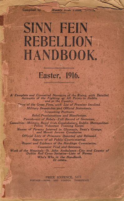 1916 Rising: Sinn Fein Rebellion Handbook "Easter 1916" Edition 
 at Whyte's Auctions