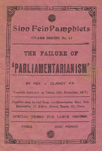 1916-21: Rising and War of Independence publications including 'The Failure of Parliamentarianism' at Whyte's Auctions