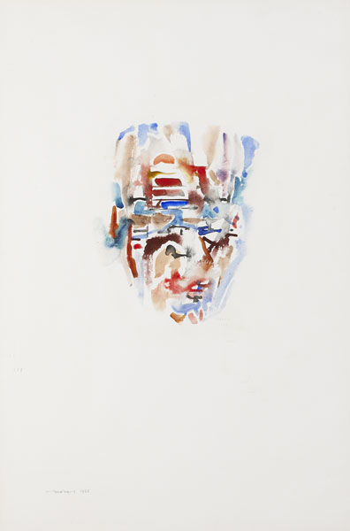 STUDY FOR RECONSTRUCTED HEAD OF S. B. (SAMUEL BECKETT), 1965 by Louis le Brocquy HRHA (1916-2012) at Whyte's Auctions