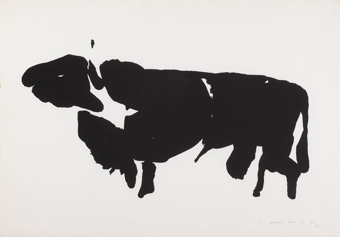THE TIN. THE BULL OF CUAILNGE, 1969 by Louis le Brocquy HRHA (1916-2012) at Whyte's Auctions