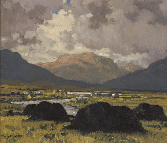 MAAM VALLEY, CONNEMARA by Paul Henry sold for 27,000 at Whyte's Auctions