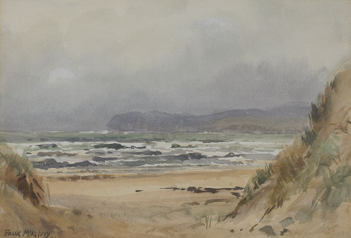 BEACH, COUNTY DONEGAL by Frank McKelvey sold for 1,200 at Whyte's Auctions