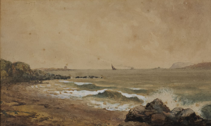 A BREEZY DAY, SUTTON (HOWTH), 1889 by Archibald McGoogan (1860-1931) at Whyte's Auctions