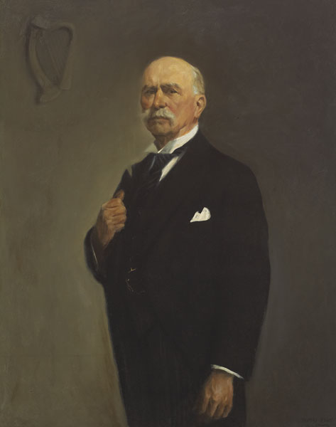 DOUGLAS HYDE - PRESIDENT OF IRELAND, 1965 by Thomas Ryan PPRHA (1929-2021) at Whyte's Auctions