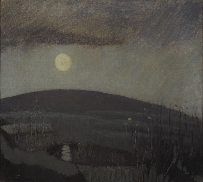 MOONLIGHT ON LAKE by Grace Henry HRHA (1868-1953) at Whyte's Auctions