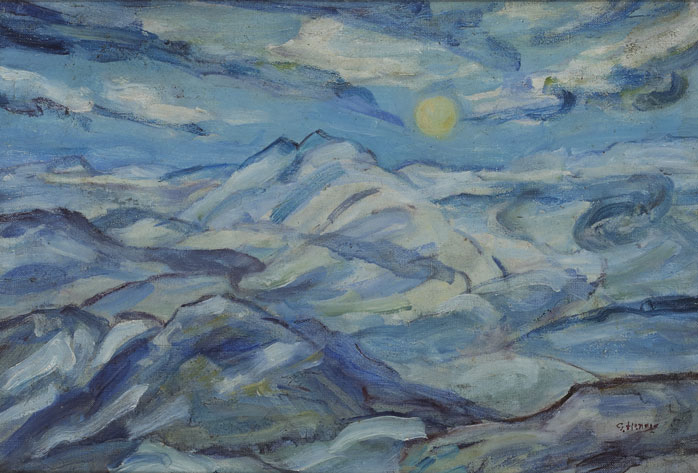 BLUE LANDSCAPE by Grace Henry HRHA (1868-1953) at Whyte's Auctions