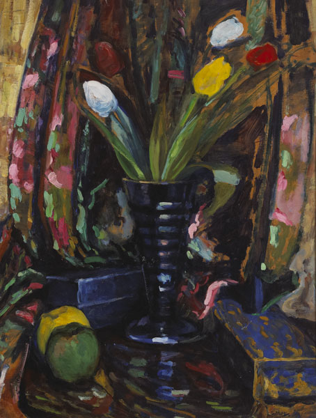 THE BLUE VASE, 1931 by Grace Henry sold for �4,600 at Whyte's Auctions