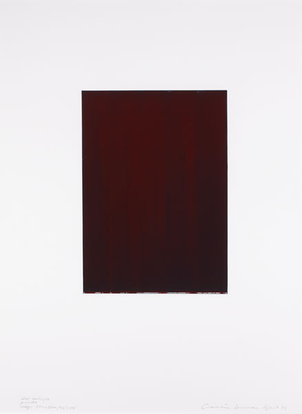 RED RECTANGLE, 1999 by Ciarn Lennon (b.1947) at Whyte's Auctions