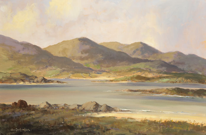 AMONG THE SHEEFFRY HILLS, COUNTY MAYO by George K. Gillespie RUA (1924-1995) at Whyte's Auctions