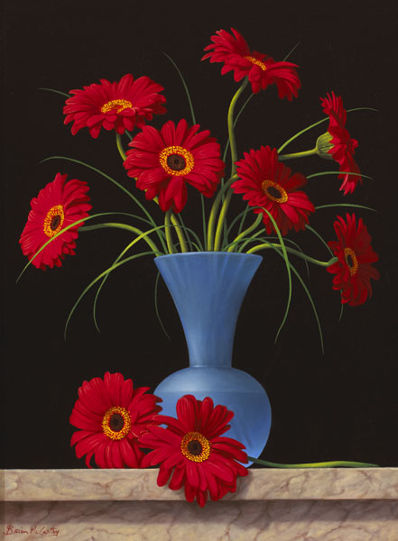 GERBERAS, 1999 by Brian McCarthy sold for �1,500 at Whyte's Auctions