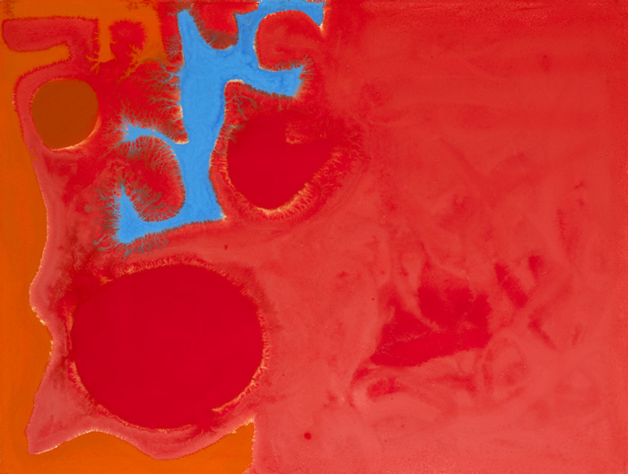 CERULEUM FRAGMENT IN REDS: JUNE 1970 by Patrick Heron CBE (1920-1999) CBE (1920-1999) at Whyte's Auctions