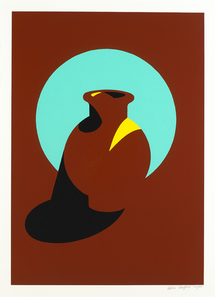 BROWN POT, 1994 by Patrick Caulfield CBE RA (British 1936-2005) at Whyte's Auctions