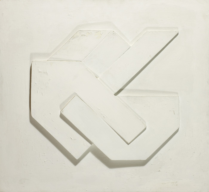 WHITE RELIEF (4) [LOVER'S KNOT], 1971 by Margaret Mellis (1914-2009) at Whyte's Auctions