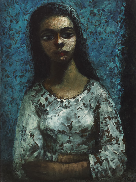 BRIGID, 1960 by Daniel O'Neill sold for �37,000 at Whyte's Auctions