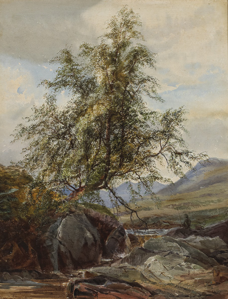 A STREAM IN GLENFINNAN, INVERNESS, SCOTLAND, c.1860s by John Faulkner RHA (1835-1894) at Whyte's Auctions