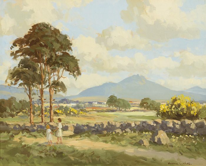 SPRING MORNING, KILKEEL, COUNTY DOWN by Maurice Canning Wilks RUA ARHA (1910-1984) at Whyte's Auctions