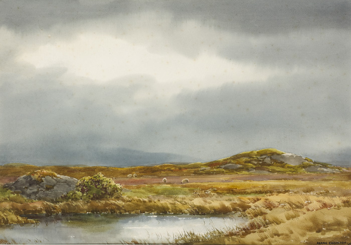 A BOG SCENE - CONNEMARA, 1977 by Frank Egginton RCA (1908-1990) at Whyte's Auctions