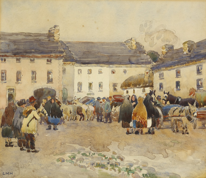 THE FAIR, ROUNDSTONE by Letitia Marion Hamilton RHA (1878-1964) RHA (1878-1964) at Whyte's Auctions