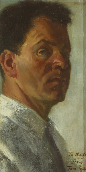 SELF PORTRAIT, 1961 by Thomas Ryan PPRHA (b.1929) at Whyte's Auctions